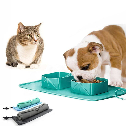 Pet Bowl Silicone Folding
