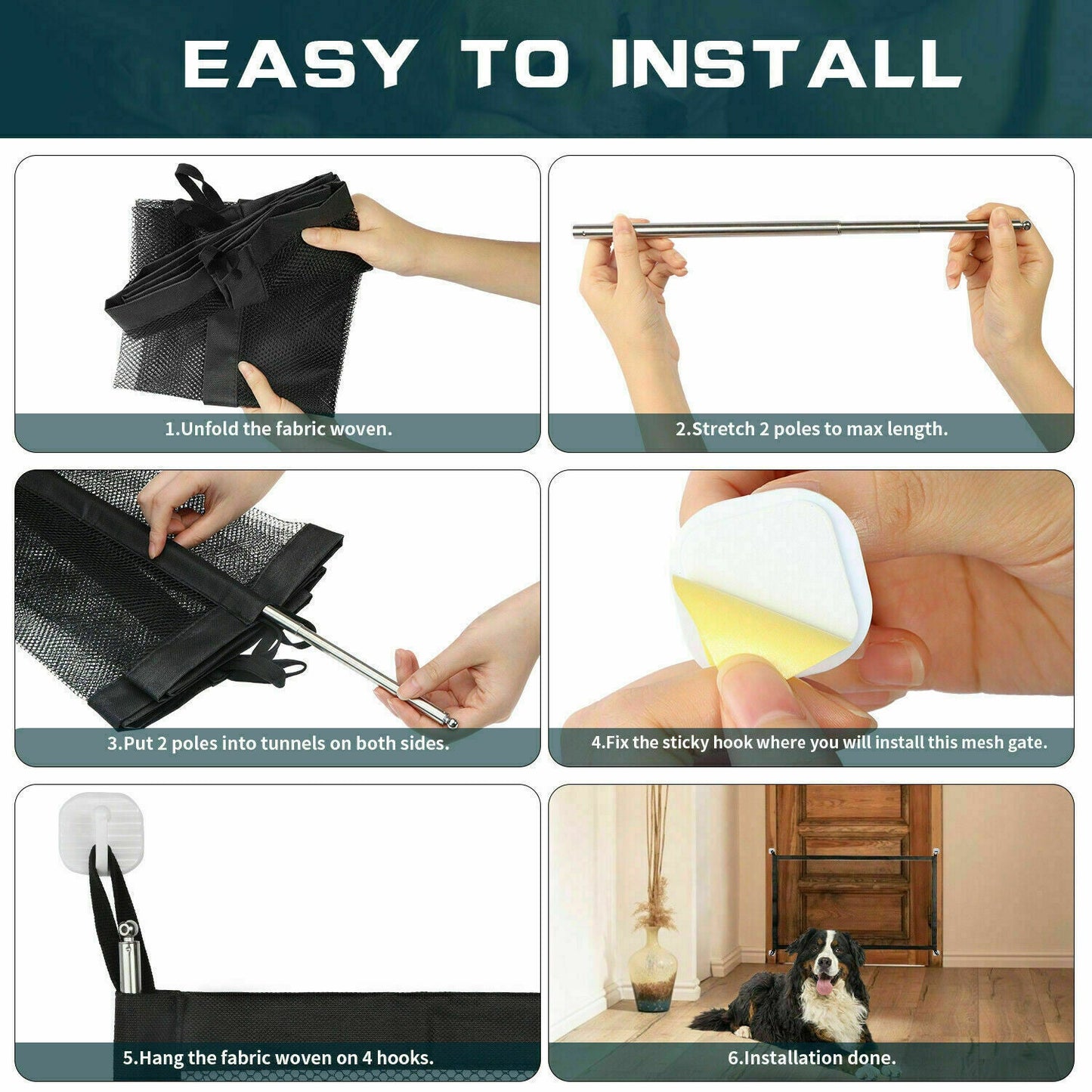 Pets Dog Cat Baby Safety Gate