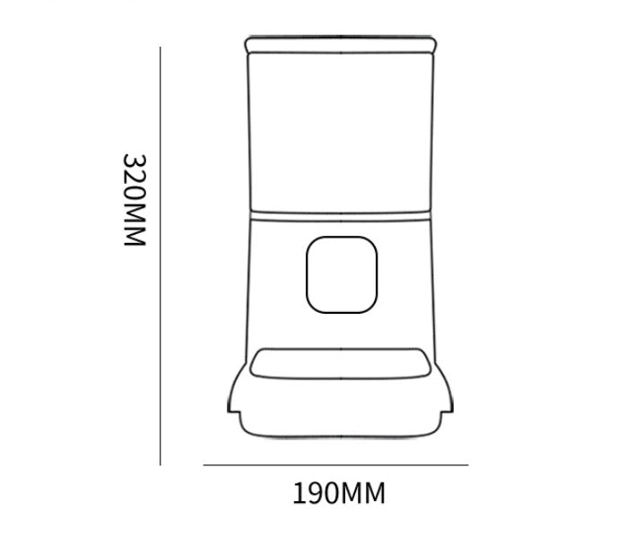 Pet Automatic Feeder Large Capacity Smart Voice Recorder
