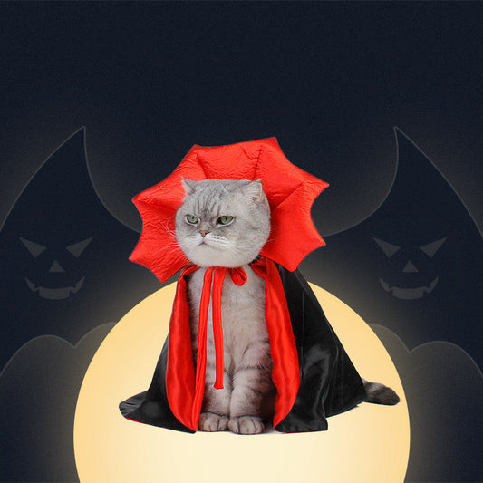 Halloween Pet Costume Cape Vampire King