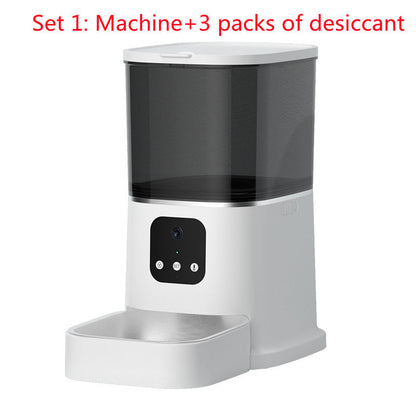 Pet Automatic Feeder Large Capacity Smart Voice Recorder