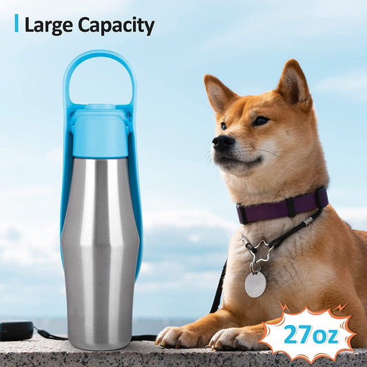 New Portable Pet Dog Water Bottle Soft Silicone